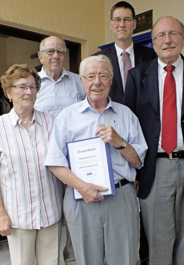 Aus dem VdK-Fhrungsamt verabschiedet ...  VdK-Kreisvorsitzender Roland Hailer.  | Foto: Rudi Rest