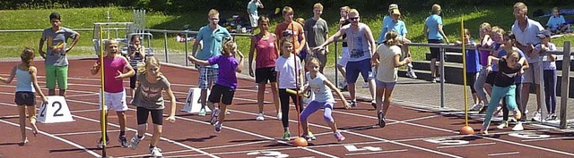 Ein Hhepunkt beim Sportfest: Der Pendellauf am Donnerstag.  | Foto: Karlernst Lauffer