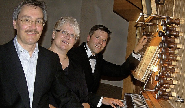 Die drei Organisten   | Foto: Roswitha Frey