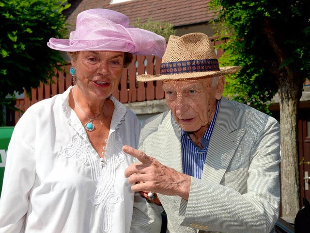 Alt-Bundesprsident Walter Scheel (FDP...ei seinem 94. Geburtstag im Juli 2013.  | Foto: dpa