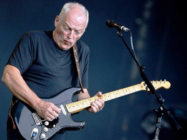 David Gilmour, Snger und Gitarrist der britischen Rockband Pink Floyd  | Foto: dpa
