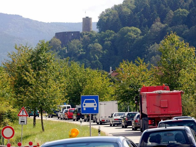 Bei Sperrungen des Sommerbergtunnels m... B 33 durch Hausach umgeleitet werden. | Foto: Archivfotos: Peter Heck Bei Sperrungen des Sommerbergtunnels m... B 33 durch Hausach umgeleitet werden. | Foto: Archivfotos: Peter Heck