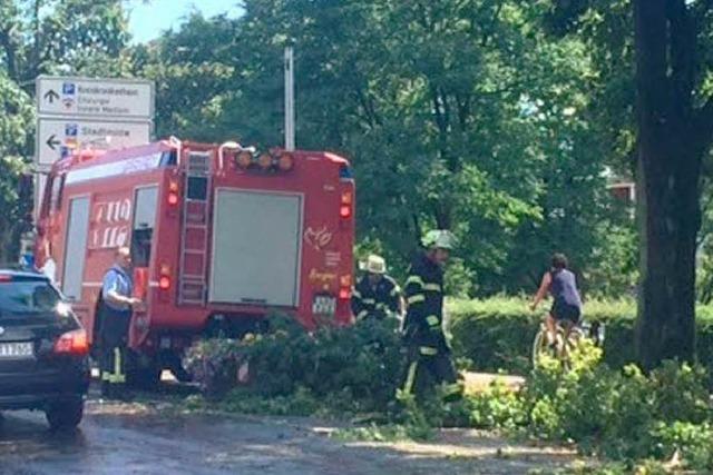 Schden durch das Unwetter sind betrchtlich