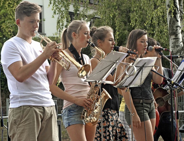 Verschiedene musikalische Highlights w...im Schulfest der Endinger Realschule.   | Foto: PRIVAT