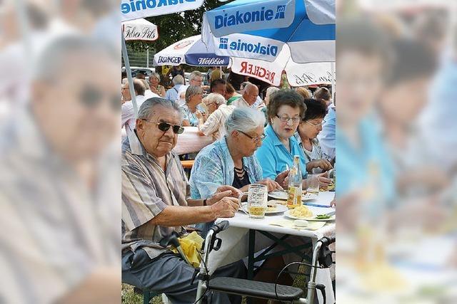 Begegnung im Sonnenschein