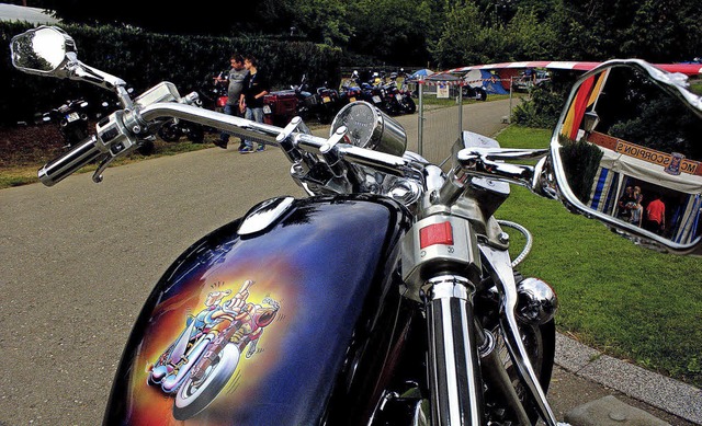 Tolle Mopeds gab es beim Treffen der Scorpions zu bestaunen.   | Foto: fotos: adrian hofmann