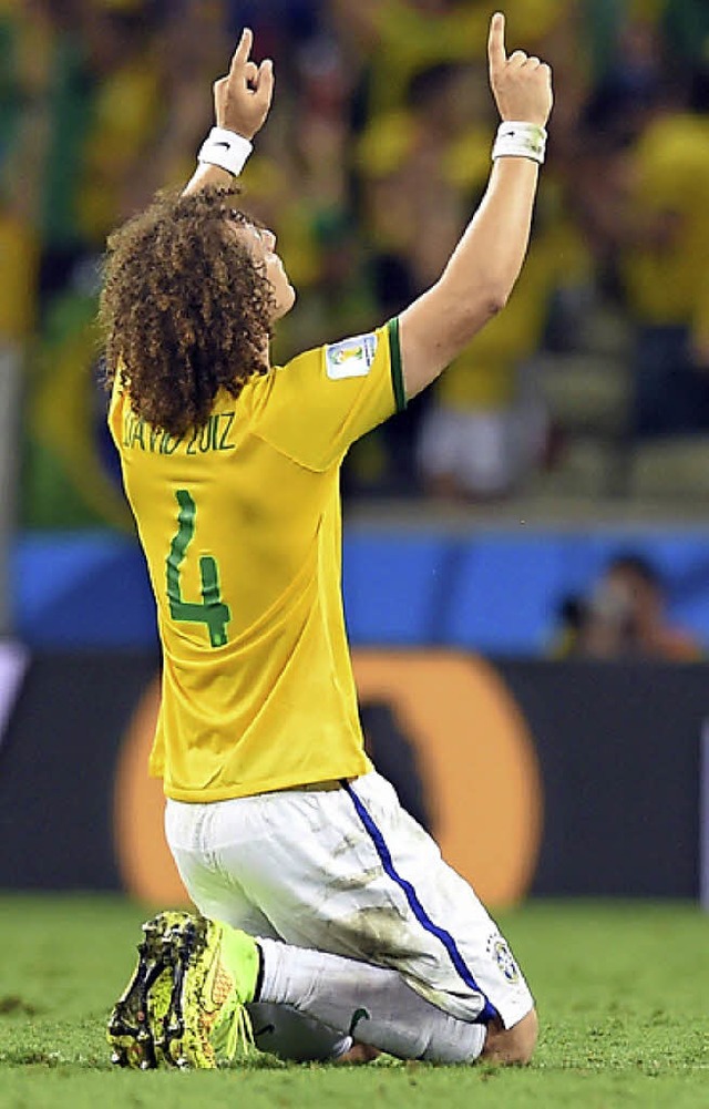 Gott sei Dank ein Tor!  Luiz   | Foto: AFP