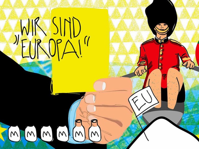 Wohin steuert Europa? Das fragen sich ...ten &#8211; diese aber ganz besonders.  | Foto: karo schrey