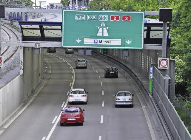 Die  Basler Autobahn ist Diskussionsthema.   | Foto: Daniel Gramespacher