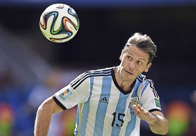 Ja, er ist es: Martin Demichelis mit neuer Frisur  | Foto: afp