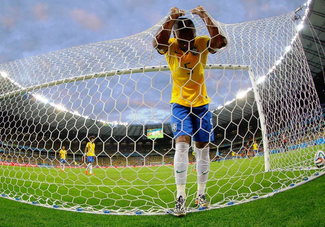 Historisches Debakel: Die brasilianisc...lieg Deutschland im WM-Halbfinale 1:7.  | Foto: dpa