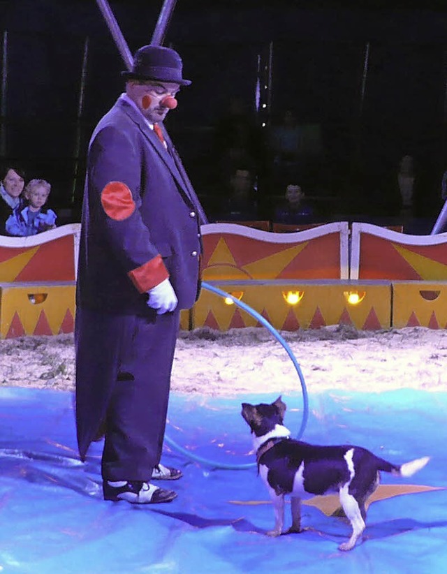 Am Ende durfte ich umsonst in die Vorstellung.  | Foto: Zirkus Lamberti