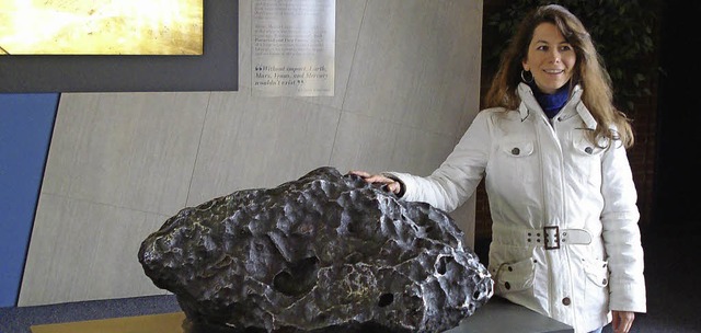 Karin Schneider fhrt mit einem Freund... die Wste und sucht nach Meteoriten.   | Foto: privat