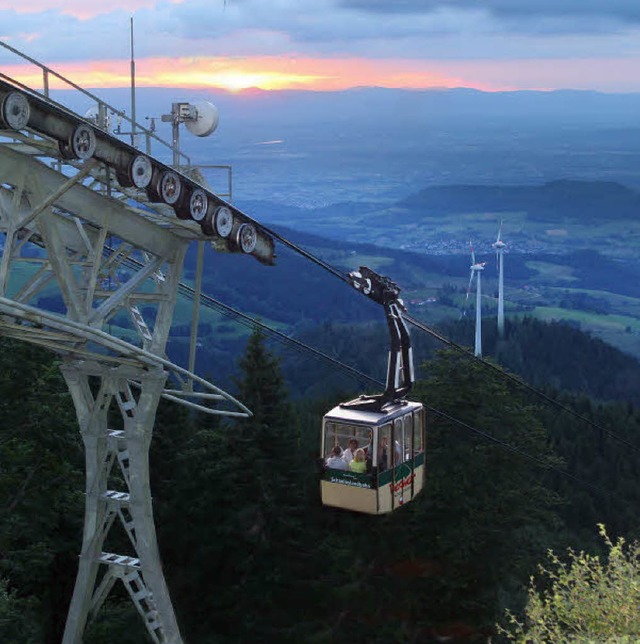 Seilbahn in Fahrt  | Foto: Rita eggstein