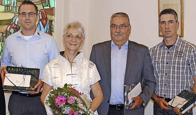 Verabschiedet wurden die bisherigen B...ttler, Gustav Brodbeck und Kai Wacker   | Foto: frietsch