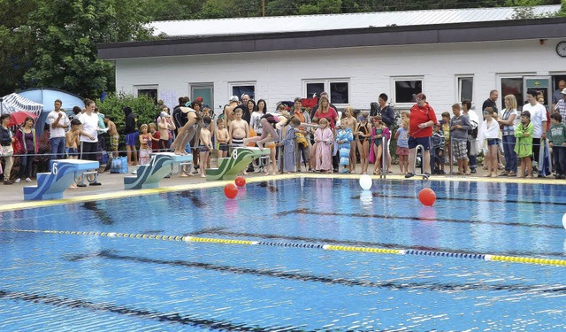 Vereinsmeisterschaften mit so vielen Z...ern erlebte die TVN-Schwimmabteilung.   | Foto: privat