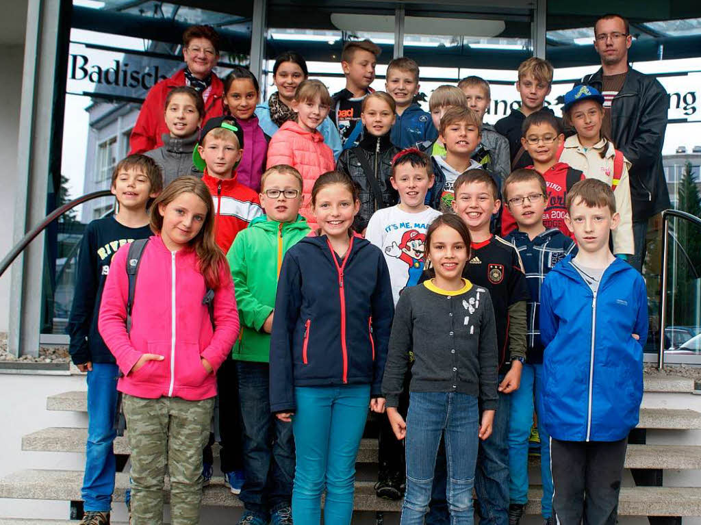 Die Klasse 4c der Hansjakobschule Titisee-Neustadt mit ihrer Lehrerin Assunta Eggstein. Die Klasse 4c der Hansjakobschule Titisee-Neustadt mit ihrer Lehrerin Assunta Eggstein.