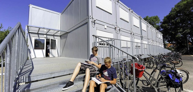 Container wie hier in Freiburg werden ...heim nchstes Jahr zum Einsatz kommen.  | Foto: Ingo Schneider