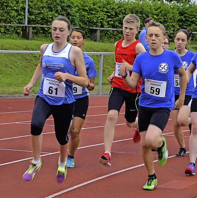 Starker Antritt: 2000-Meterlifer in Donaueschingen  | Foto: junkel