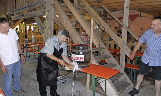 Am Samstag, 12. Juli, 19.30 Uhr, stich...hlieend gibt es eine Runde Freibier.   | Foto: SV Tutschfelden