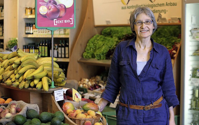 Susanne Krmer hat vor 28 Jahren den Bio-Frischemarkt  gegrndet.   | Foto: Christoph Breithaupt