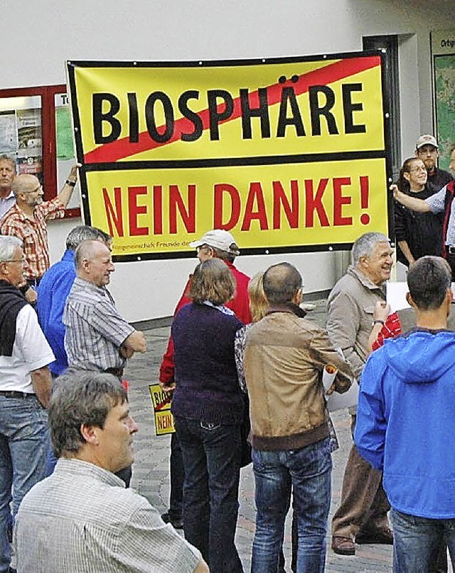 Das Regierungsprsidium in Freiburg h...es Biosphrengebietes fr unbegrndet.  | Foto: Archivfoto: Stefan Sahli
