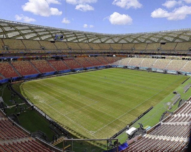 Bald ein gewohntes Bild: Die leere Arena Amaznia in Manaus  | Foto: dpa