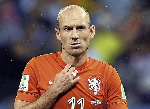 Enttuscht nach dem WM-Aus: Arjen Robben  | Foto: AFP