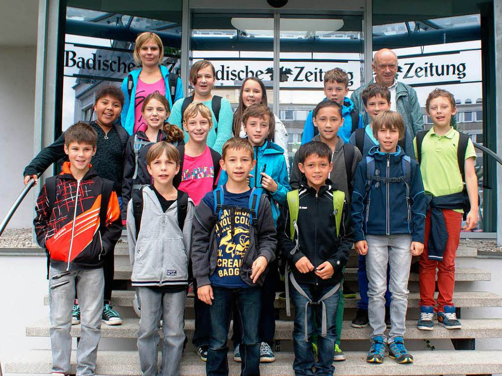 Die Klasse 4 der GHS Malterdingen mit ihrem Lehrer Herr Horst Stolpe. Die Klasse 4 der GHS Malterdingen mit ihrem Lehrer Herr Horst Stolpe.