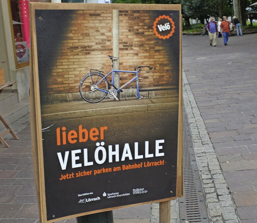 Werbung Fur Velohalle Lorrach Badische Zeitung