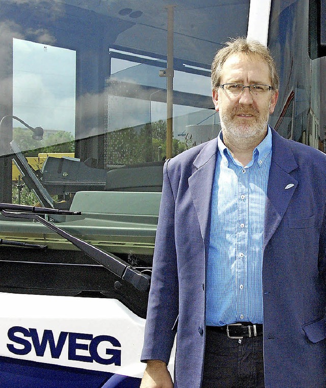 Legt auf Sicherheit im Busverkehr groen Wert: SWEG-Betriebsleiter Thomas Lang    | Foto: Frey