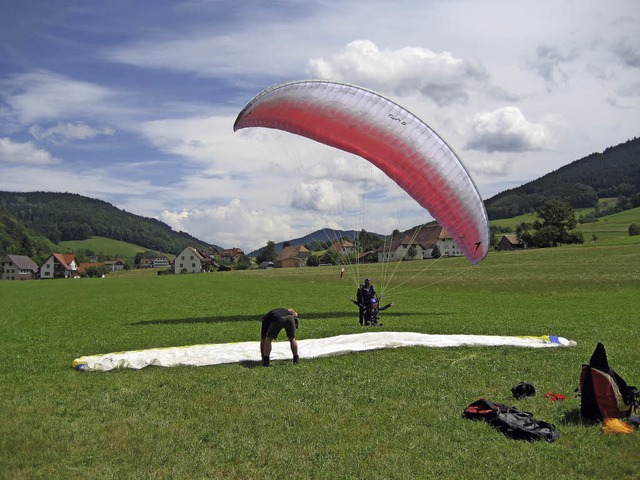 Viel Spa hatten die &#8222;Elztalflie...re Gste beim Vereinsfest in Prechtal.  | Foto: Thomas Steimer