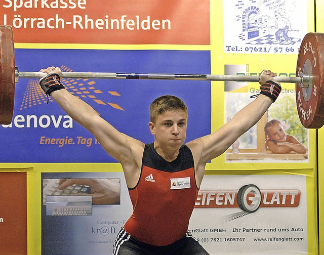 Drckte die Konkurrenz weg: KSV-Athlet Moritz Huber  | Foto: Schuster