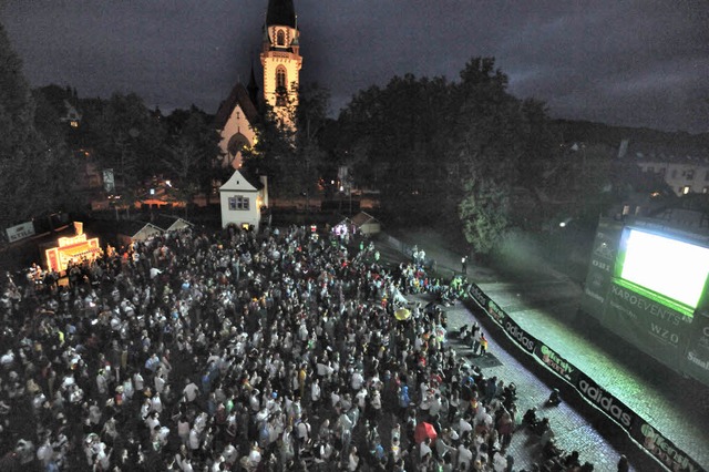 Das Finale auf dem Emmendinger Schlossplatz  | Foto: Markus Zimmermann