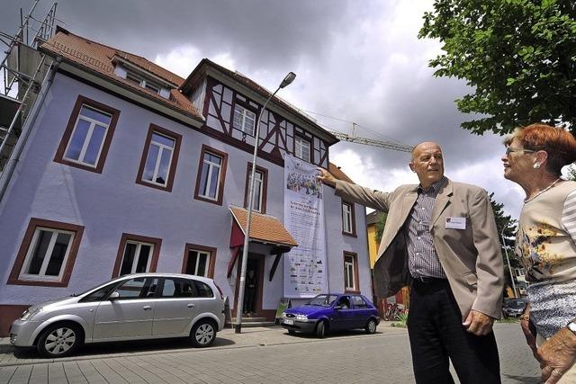 Altes Schulhaus in Haslach: Sanierung soll bis Jahresende beendet sein