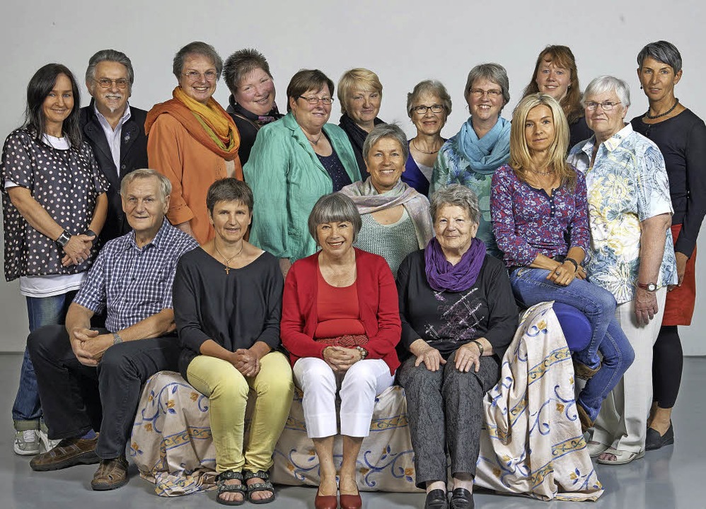 Die Mitglieder der Hospizgruppe Oberes...nlässlich des zehnjährigen Bestehens.   | Foto: Foto-Fischer