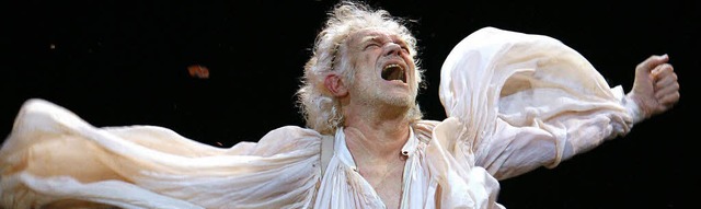 Er ging stets aufs Ganze: Gert Voss 2007 im Wiener Burgtheater als Knig Lear    | Foto: dpa
