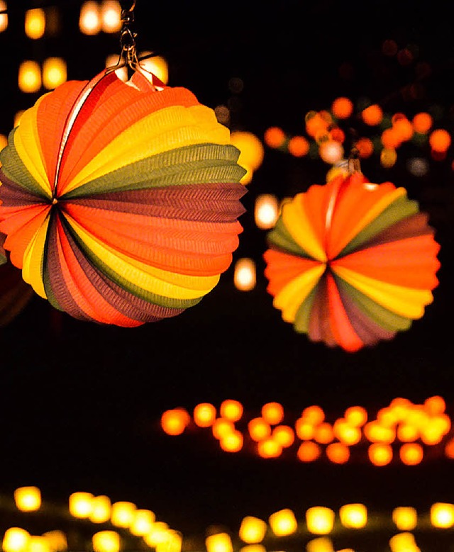 Der Kurpark erstrahlt beim Lichterfest am Wochenende.   | Foto: A. Huber