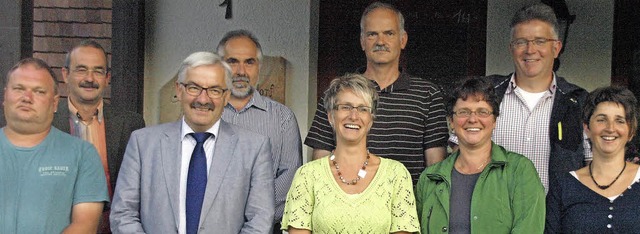 Das neue Gemeinderatsgremium von Ibach...ichael Maier und Evi Fritz (von links)  | Foto: Karin Stckl-Steinebrunner