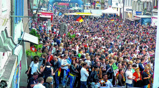 Public Viewing in Waldshut  | Foto: bz