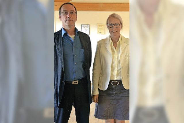Frank Link und Elisabeth Klein mit neuem Amt