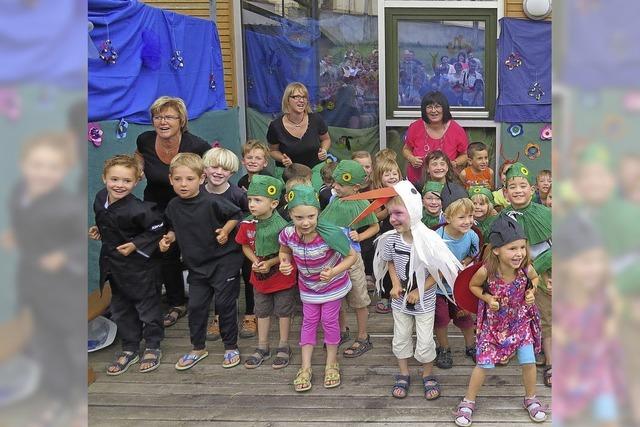 Kindergarten St. Josef feiert ein Wiesenfest