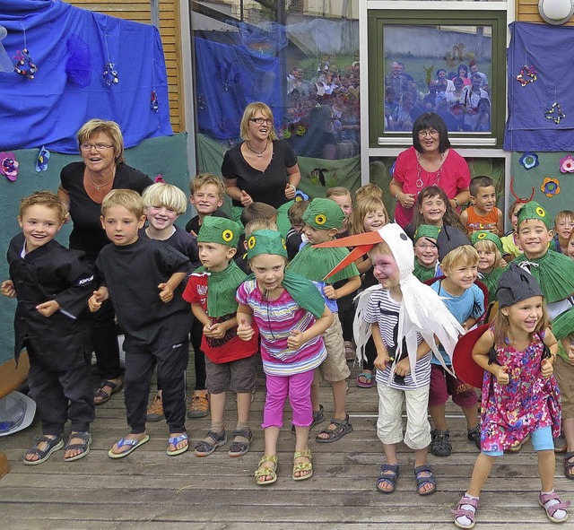 In Maulwurf, Kferchen, Storch und jed...s St.-Josef-Kindergartens Simonswald.   | Foto: ZVG