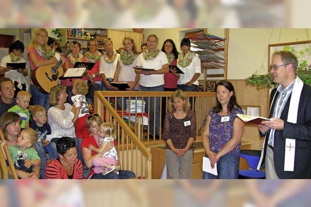 Kindergarten Don Bosco begrt die neue Kleinkindgruppe