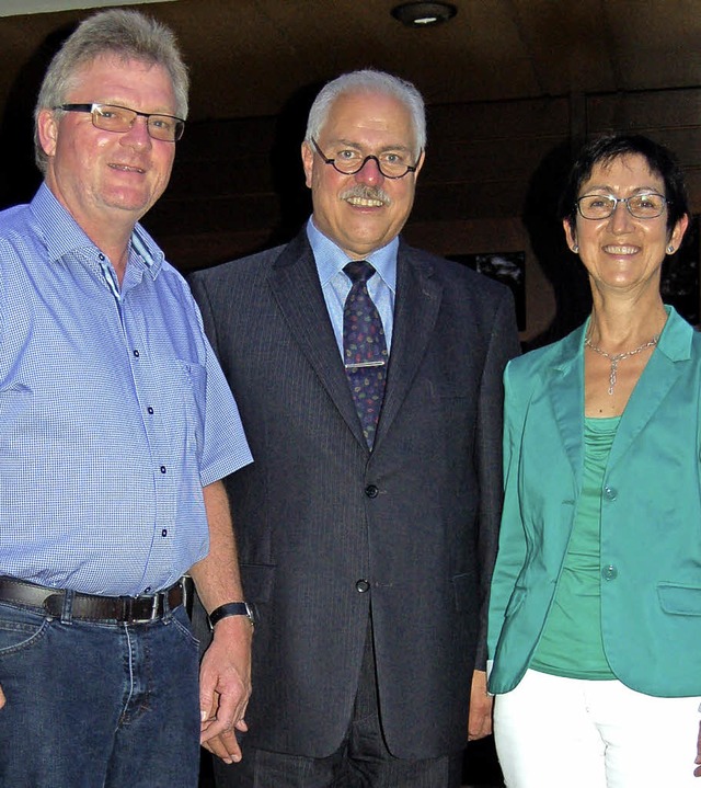 Stehen an der Spitze von Vogtsburg: B...reter Kathrin Leininger und Udo Beck.   | Foto: Renisch