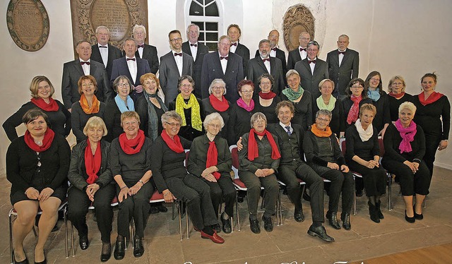 Der gemischte Chor Fahrnau im Jubilumsjahr   | Foto: Verein