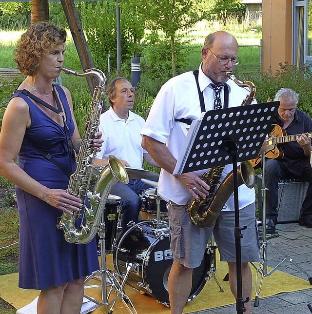 Jazz gab&#8217;s im Garten des Seniorenzentrums  | Foto: Karlernst Lauffer