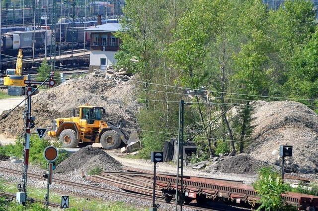 Bagger lrmen bis 23 Uhr