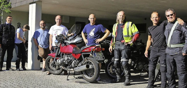 Motorradfahrer des Vereins &#8222;Spor...uchten sie die spirituelle Erfahrung.   | Foto: Hans-Jrgen Hege