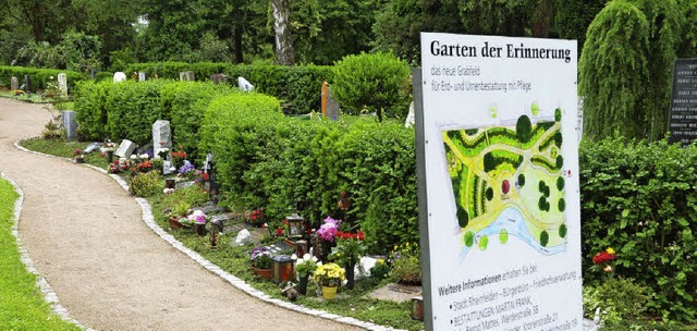 Der Garten der Erinnerung steht stellv... fr den guten Zustand des Friedhofs.   | Foto: Ingrid Bhm-Jacob